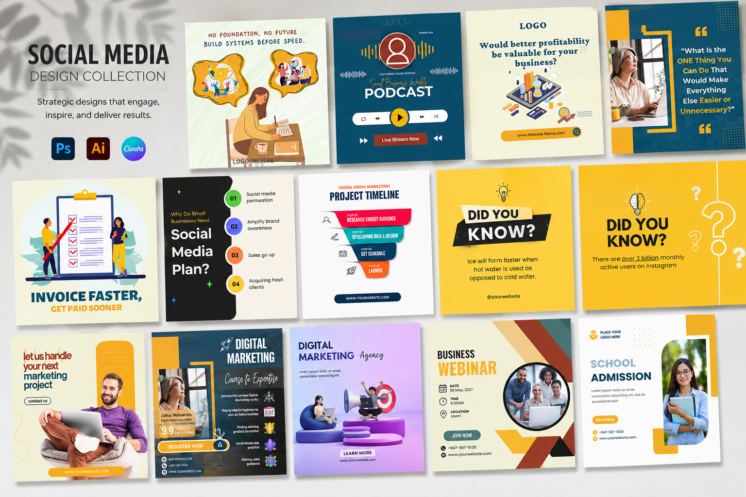 Social Media Design Collection